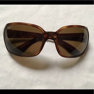RayBan authentic polarized brown sunglasses